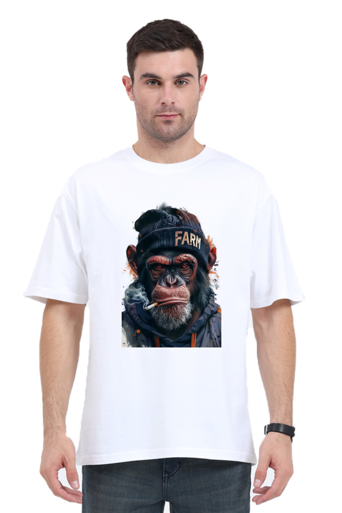 "Street King Chimp – Oversized Graphic Tee" - Image 3