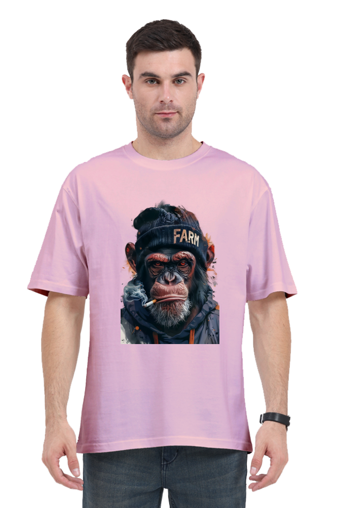 "Street King Chimp – Oversized Graphic Tee"