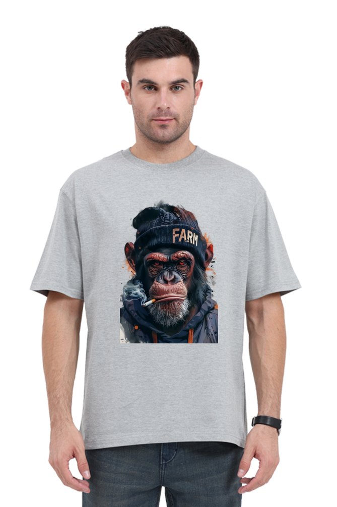 "Street King Chimp – Oversized Graphic Tee" - Image 2